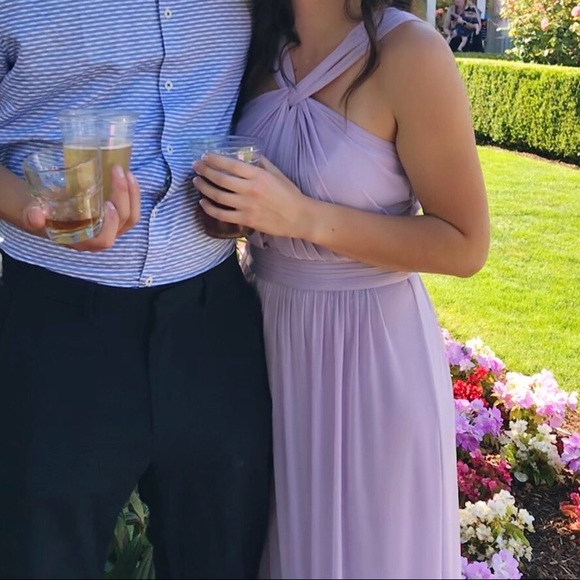 David’s Bridal lavender bridesmaid/prom dress - Picture 2 of 7